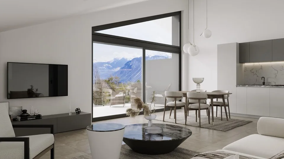 Luxury 3.5-room attic apartment in the heart of Crans-Montana