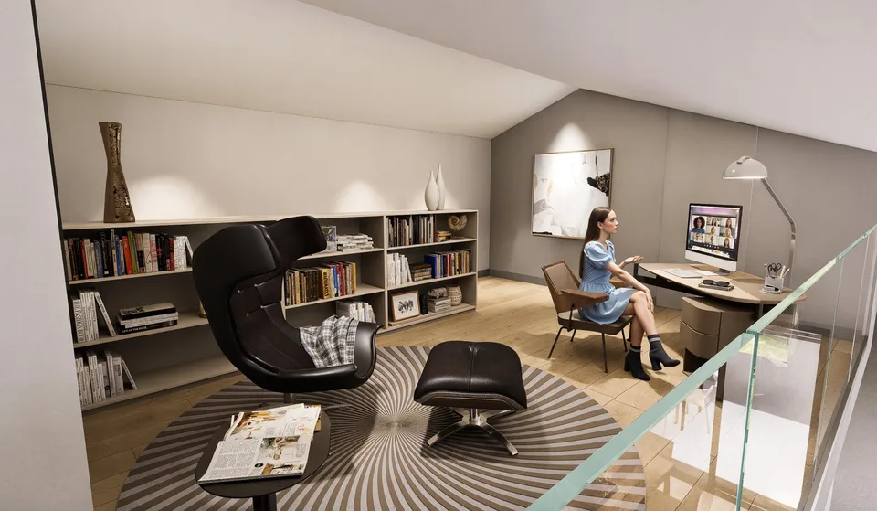 MERAVIGLIOSO DUPLEX DI 4.5 LOCALI CON GIARDINO PRIVATO A BOSCO LUGANESE PPP5