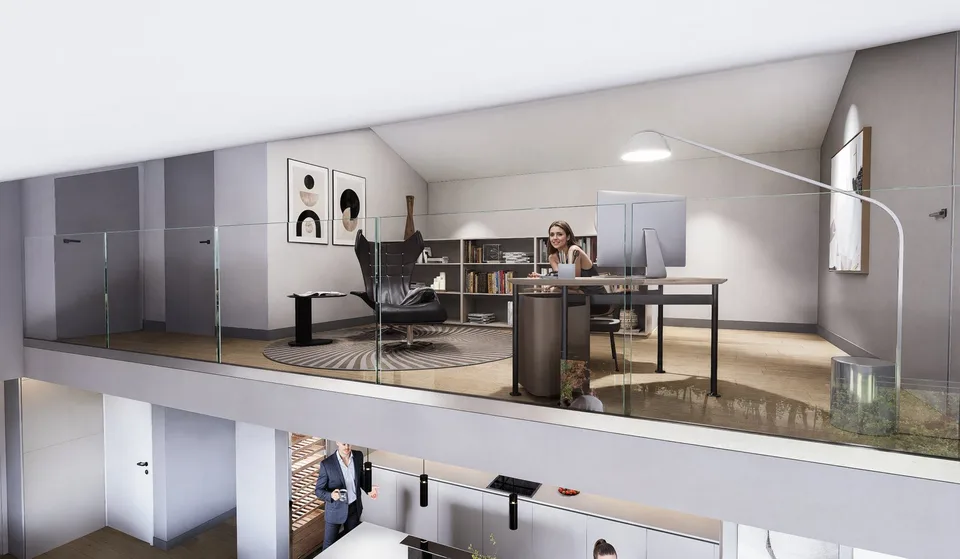 MERAVIGLIOSO DUPLEX DI 4.5 LOCALI CON GIARDINO PRIVATO A BOSCO LUGANESE PPP5