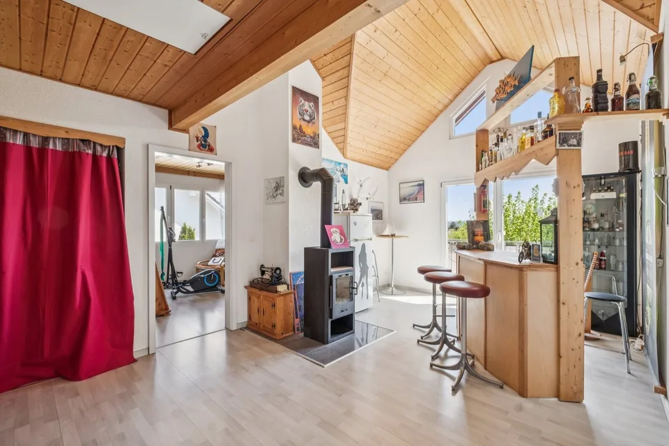 Detached living with 160 m², garden and far-reaching views