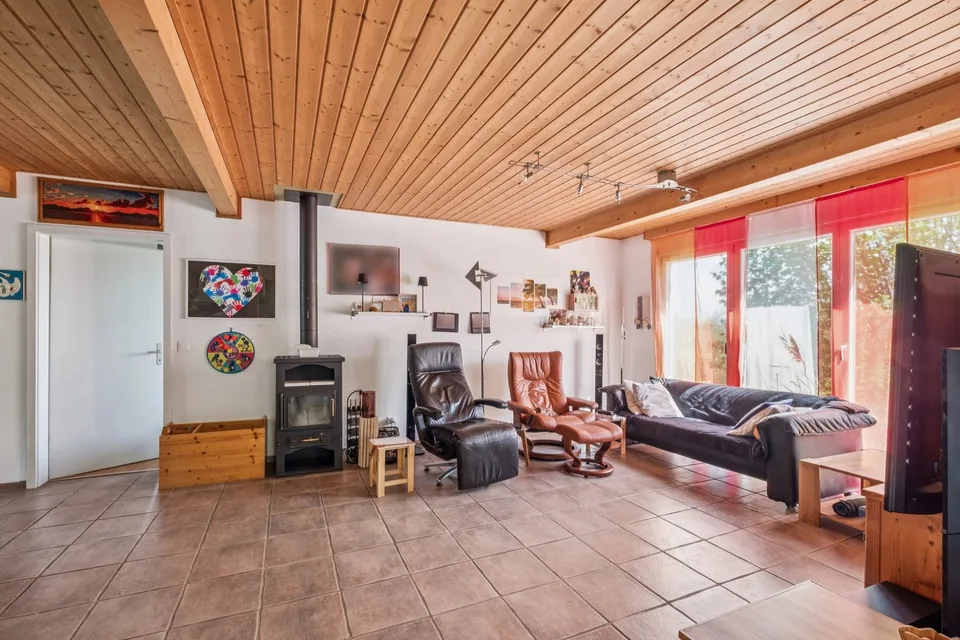 Detached living with 160 m², garden and far-reaching views