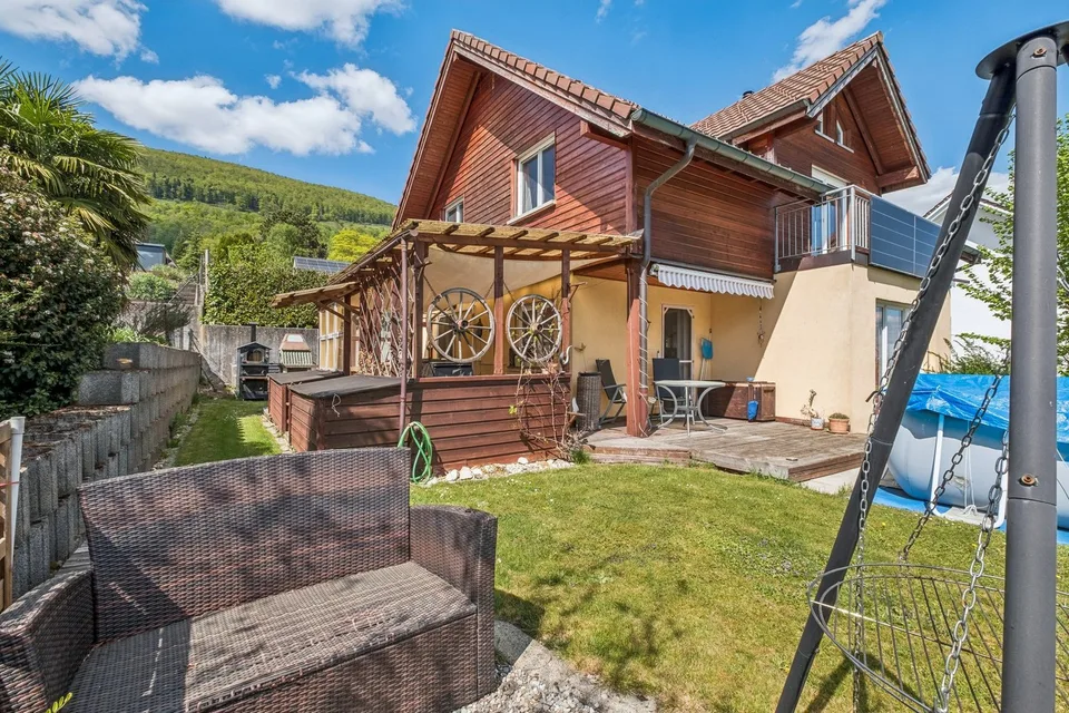 Detached living with 160 m², garden and far-reaching views