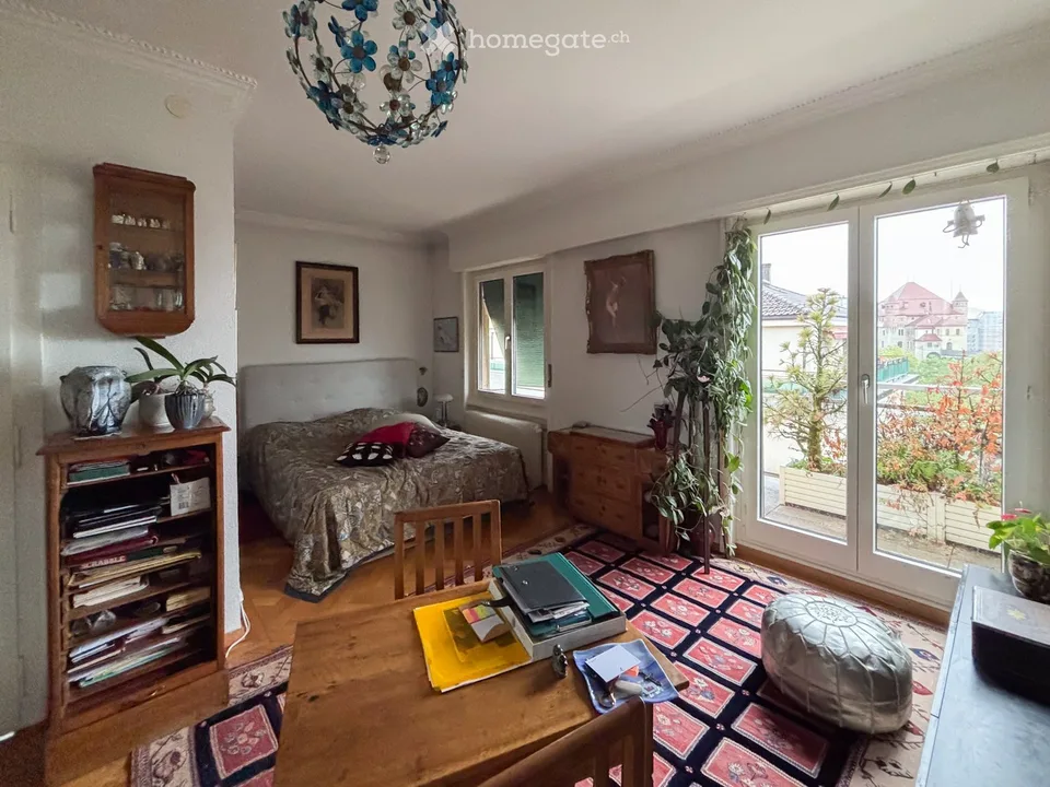 Charming attic apartment with lake view