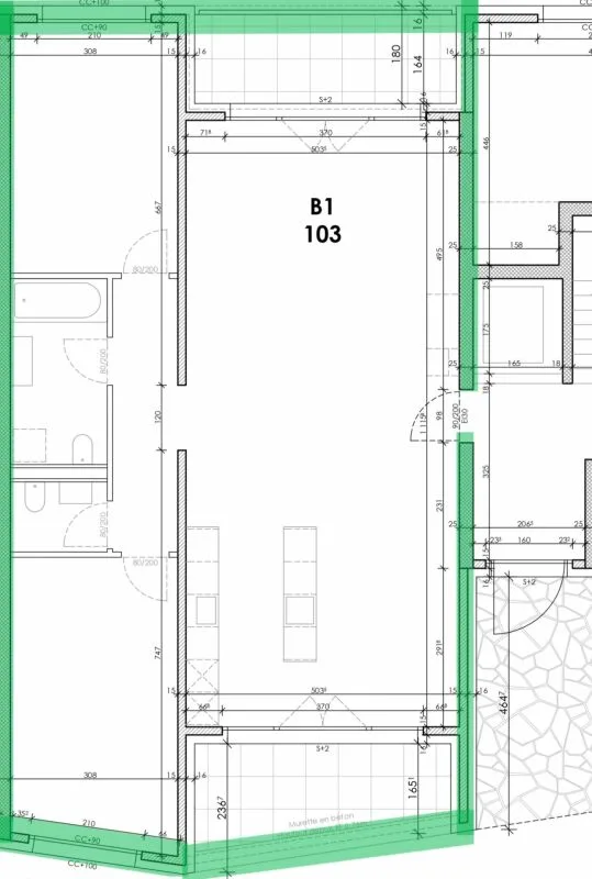 New 3.5-room apartment on the ground floor in Farvagny