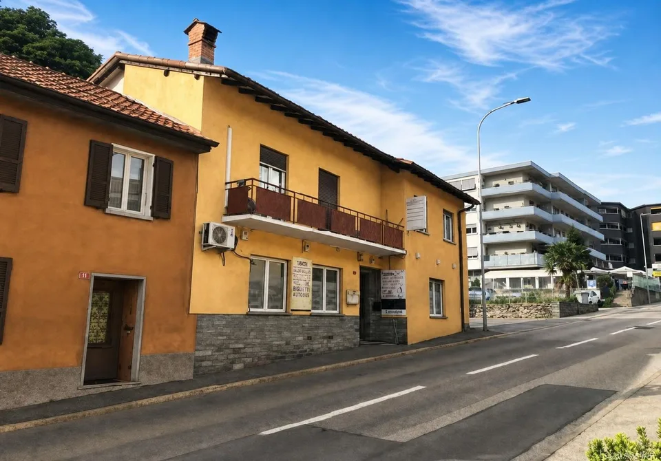 Restaurant mit Wohnung und Parkplatz