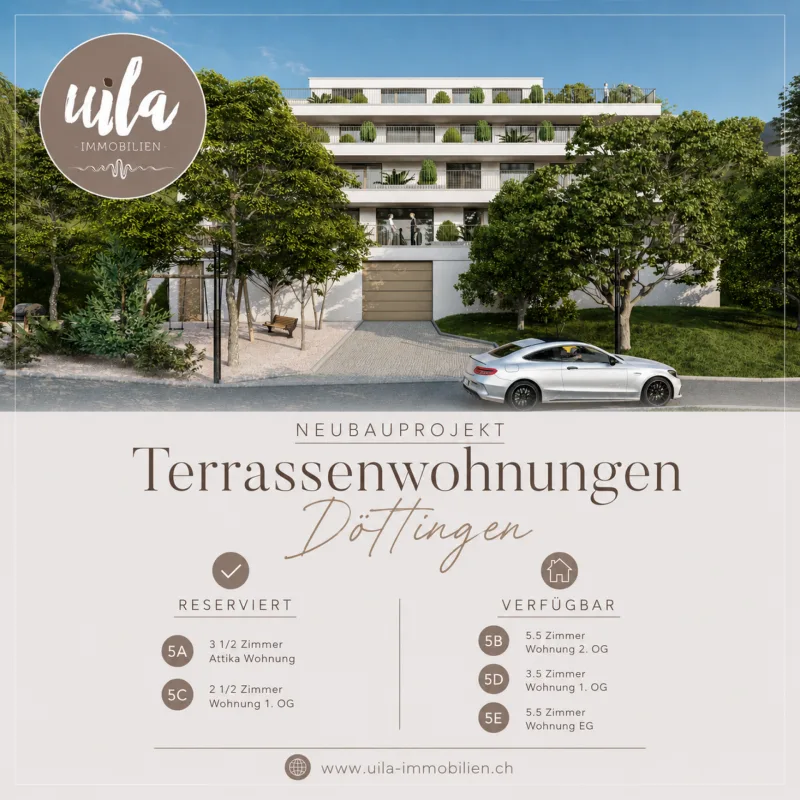 Appartamenti in terrazza di nuova costruzione - Döttingen (5D)