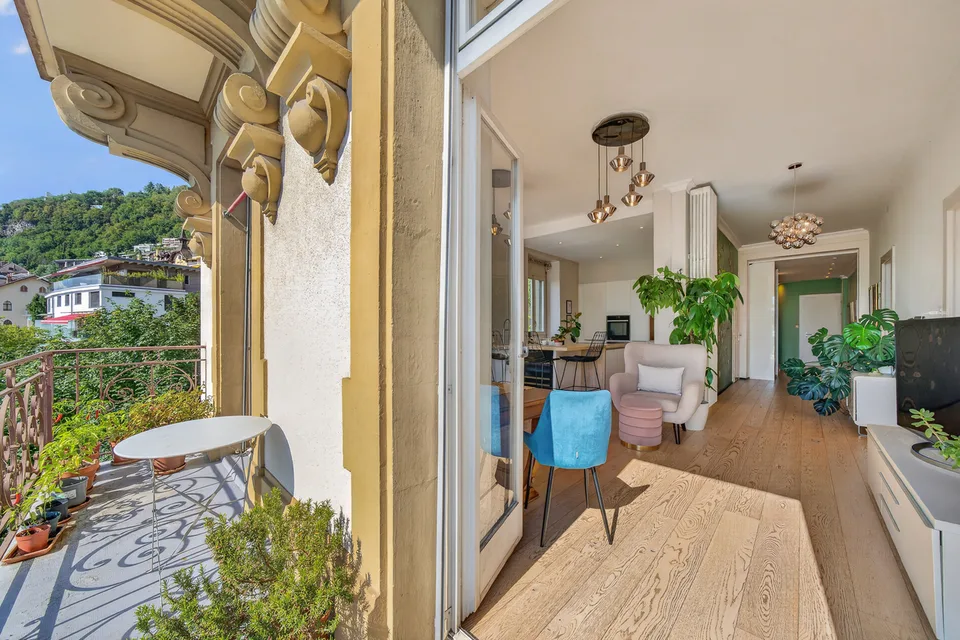 Elegance and panorama in the heart of Territet - Montreux Available immediately