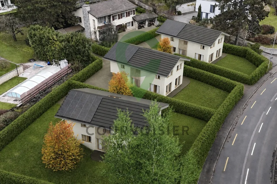 La résidence des quatre - 3 Villas de 6.5 pièces à La Tour-de-Peilz