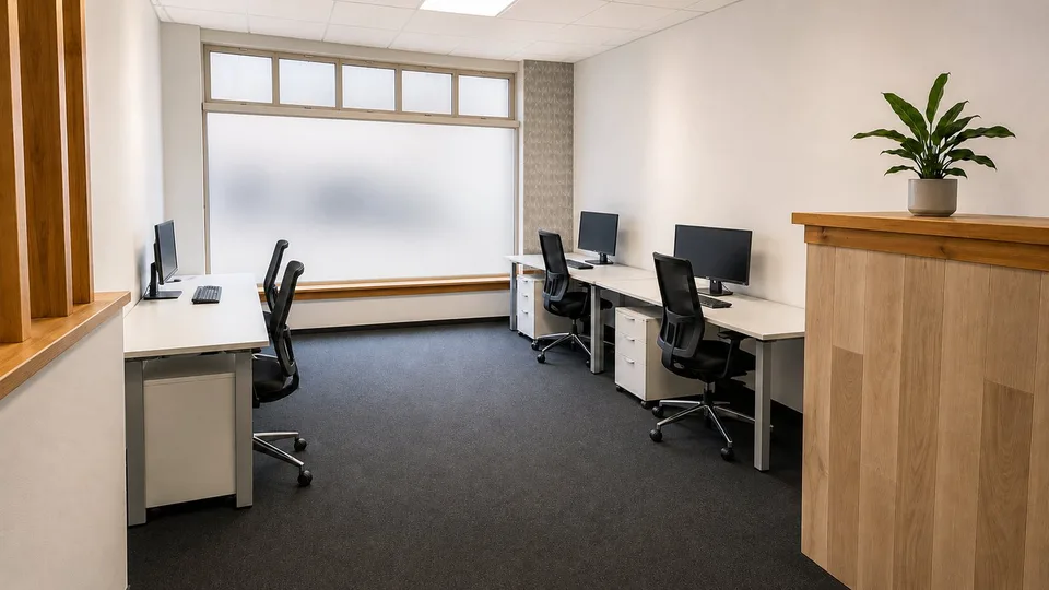 Charmant bureau avec salon, salle de réunion & cuisine de thé en centre-ville