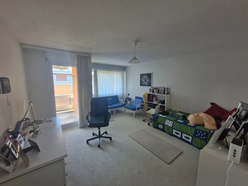 Appartamento attico di 6 locali attraente con camino e vista sul verde
