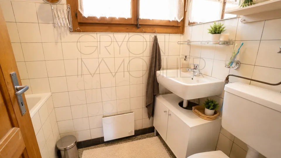 Chalet de 4,5 pièces à rénover à Gryon, vue et calme