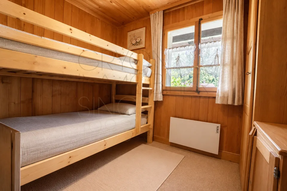 Chalet de 4,5 pièces à rénover à Gryon, vue et calme