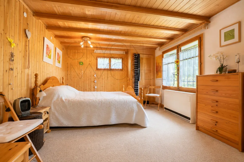 Chalet de 4,5 pièces à rénover à Gryon, vue et calme