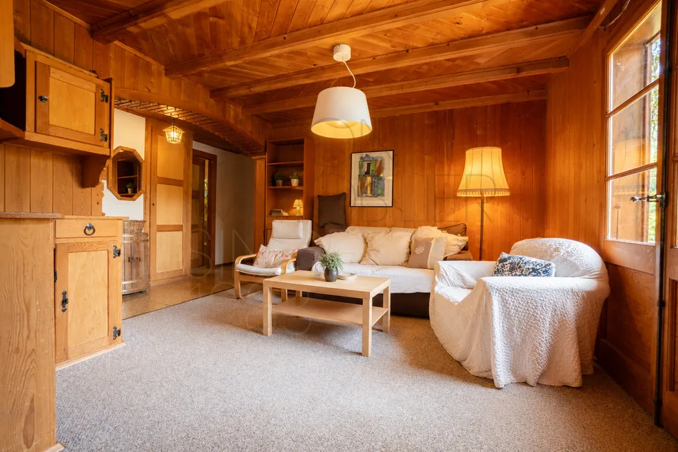 Chalet de 4,5 pièces à rénover à Gryon, vue et calme