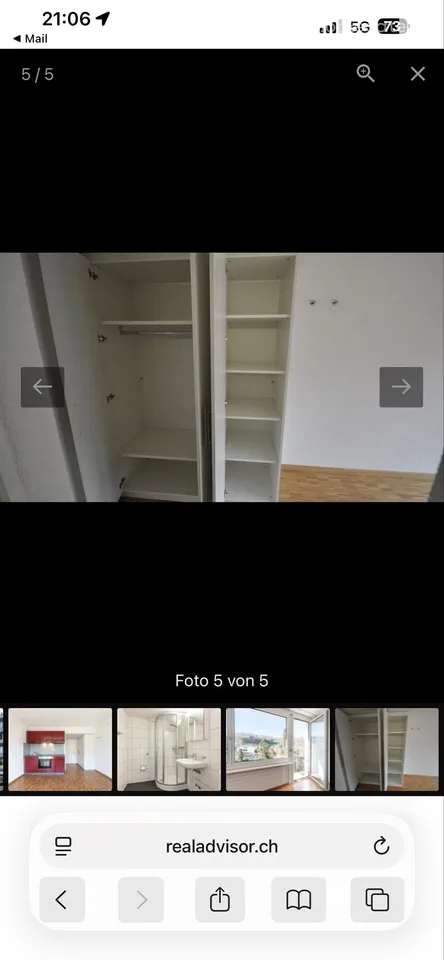 1 Zimmer Wohnlfläche