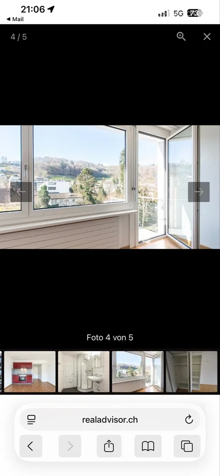 1 Zimmer Wohnlfläche