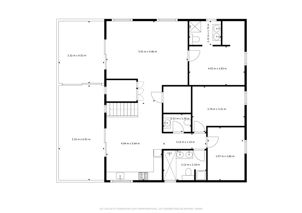 Geräumiges Attikapartment mit 4,5 Zimmern und 146 m2, mit atemberaubendem Blick auf die Alpen