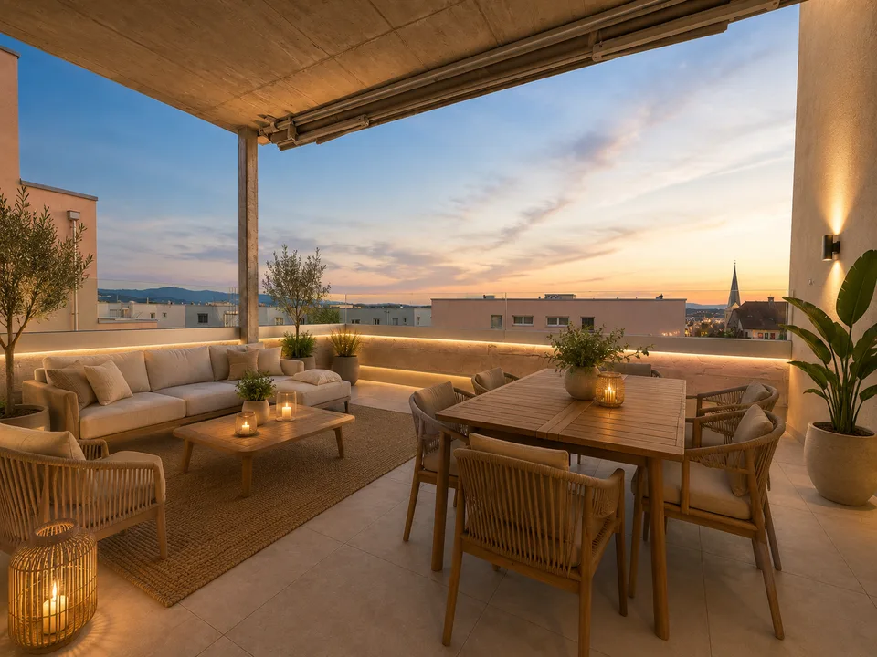 Meraviglioso appartamento di 4,5 locali con grande terrazza e vista
