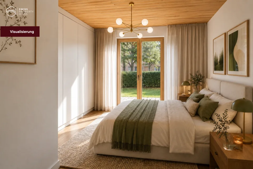 *RESERVED* NEW BUILD: Garden apartment "OAK" - Dreamy new apartments in the center of Koppigen