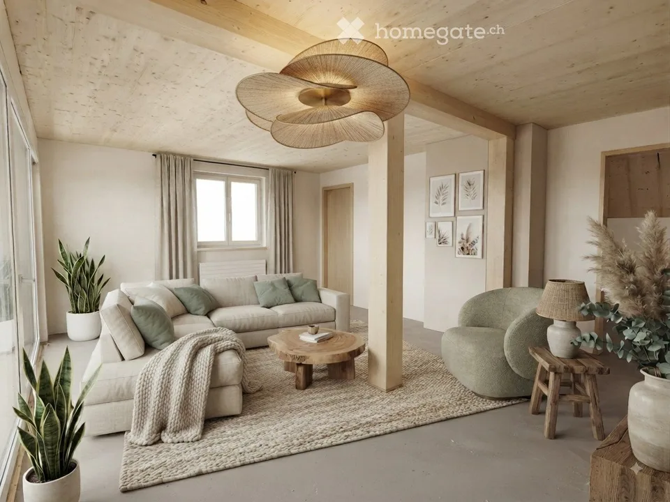Erstbezug: Neue 5.5 Zimmer Maisonette-Wohnung mit unverbaubarer Aussicht