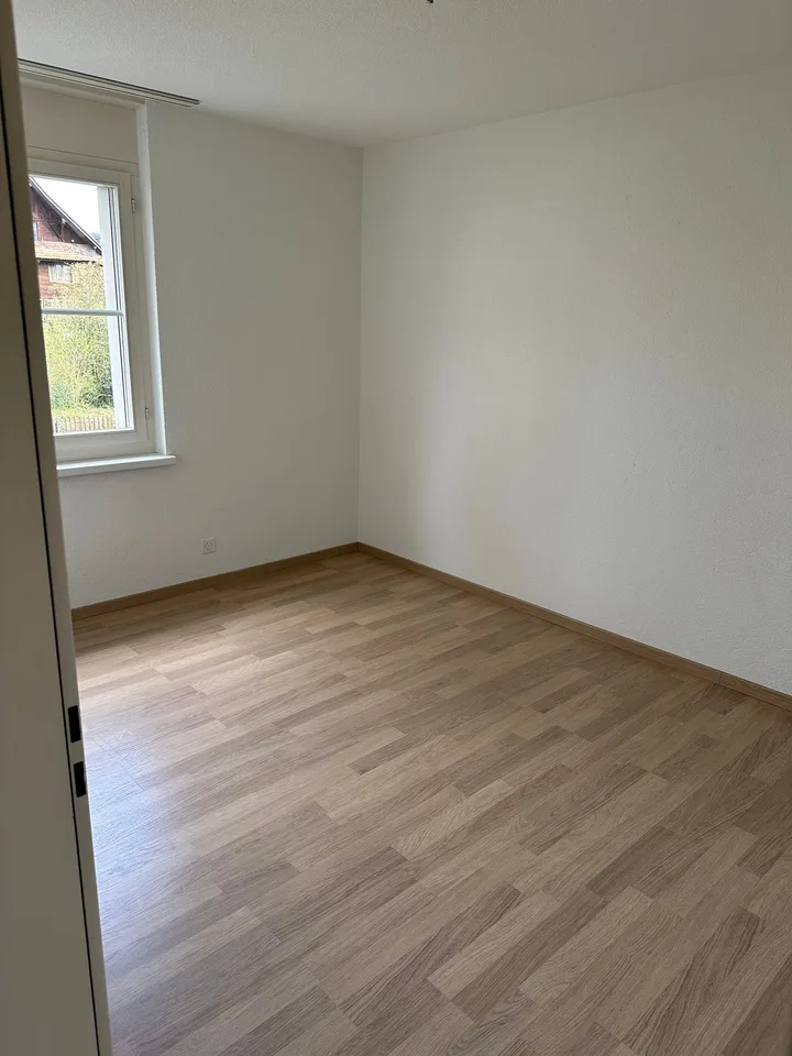 Helle 4.5-Zimmer-Wohnung mit Balkon und Cheminée in Boswil