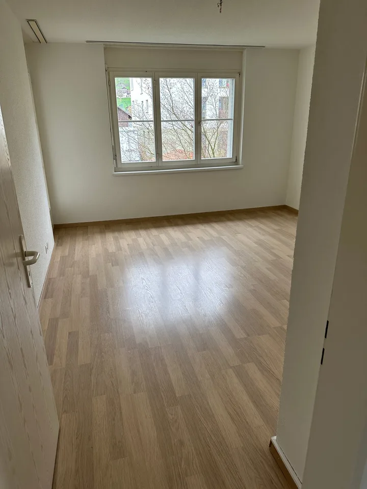 Helle 4.5-Zimmer-Wohnung mit Balkon und Cheminée in Boswil