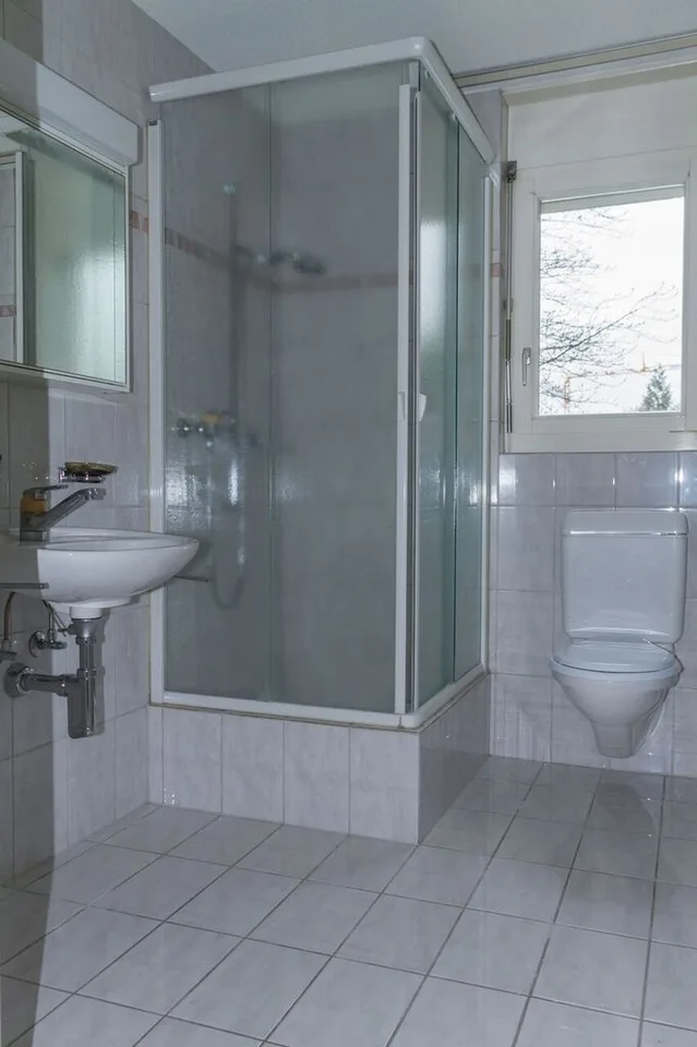 Helle 4.5-Zimmer-Wohnung mit Balkon und Cheminée in Boswil