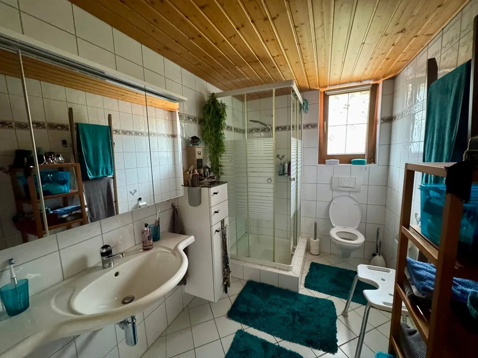 Single-family house with additional apartment
