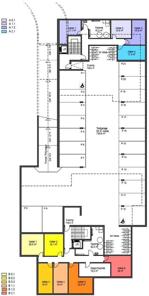 Hobbyraum inkl. Tiefgaragenplatz in Weinfelden... praktisch & sofort verfügbar!
