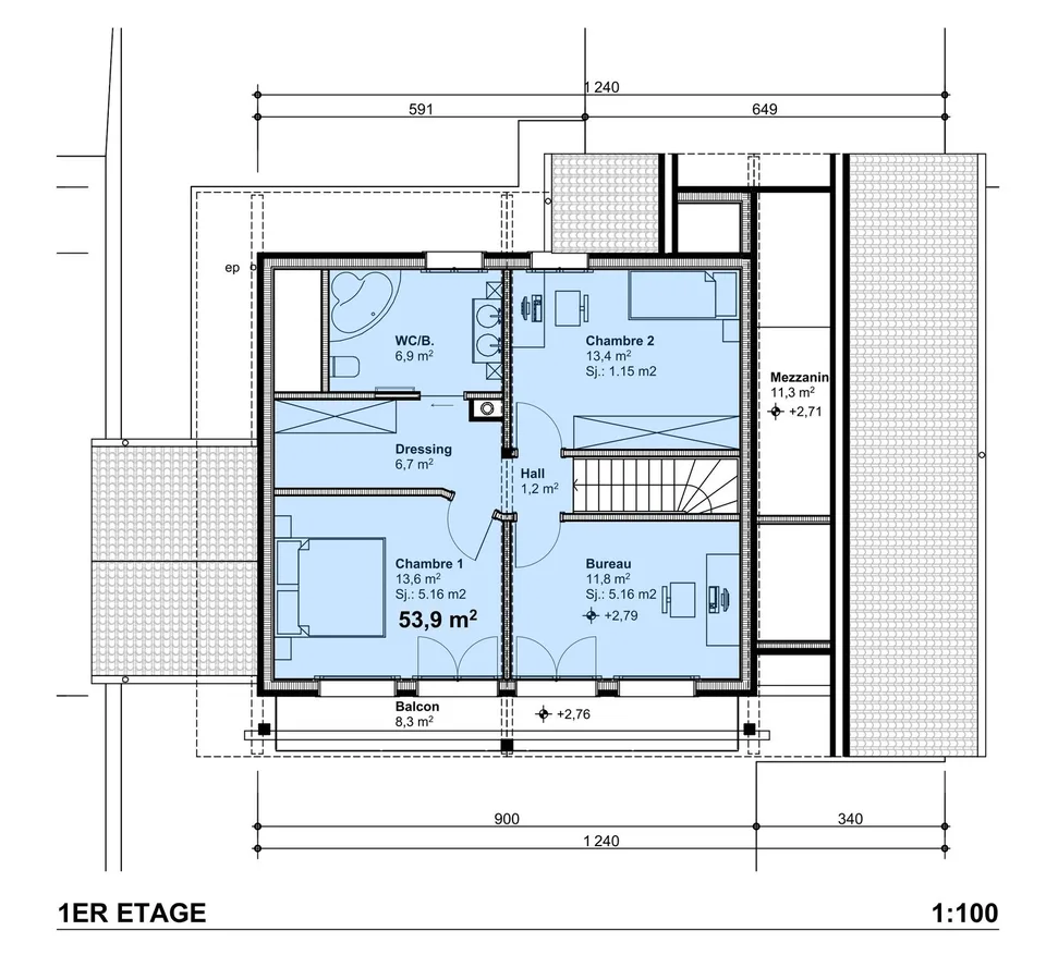 Maison individuelle moderne de 4.5 pièces à Saignelégier pour fin 2026/début 2027