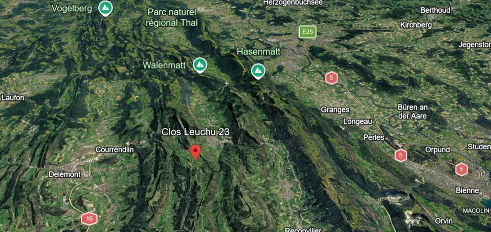 Schöne Einzelhaus mit 7 Zimmern in der Montagne de Moutier (1130m)