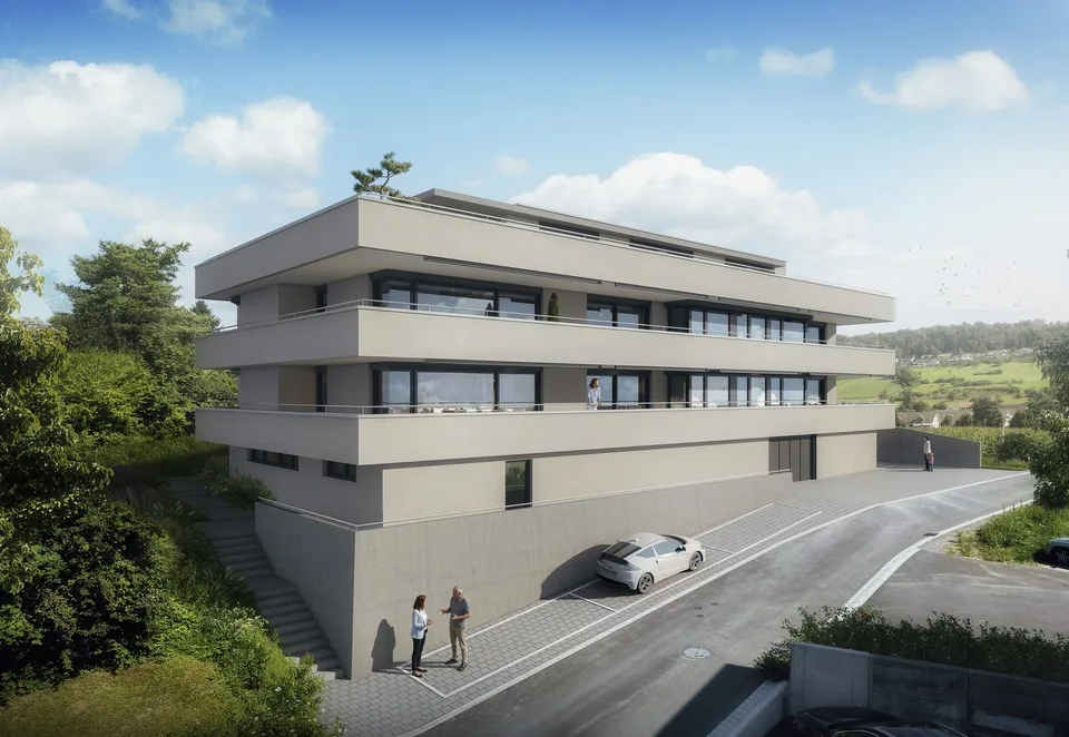 Appartamento nuovo di 2,5 locali con balcone