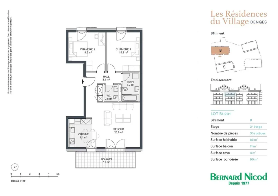 Nuova promozione: appartamento di 3.5 locali con balcone