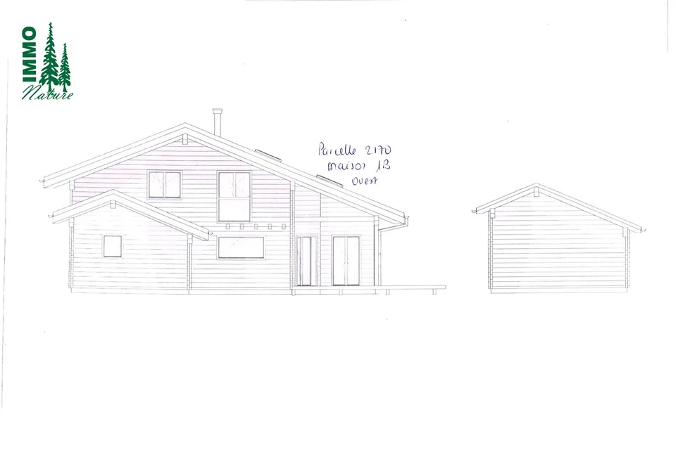 Dès 2025, à vendre six maisons/chalets au confort moderne, 3 modèles ou selon vos plans