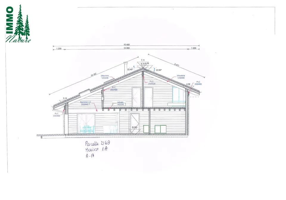 Dès 2026, à vendre six maisons/chalets au confort moderne, 3 modèles ou selon vos plans
