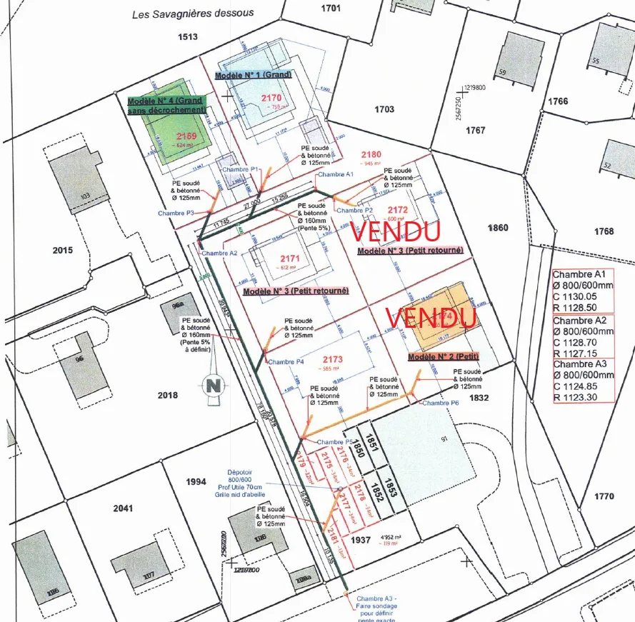 Dès 2026, à vendre six maisons/chalets au confort moderne, 3 modèles ou selon vos plans