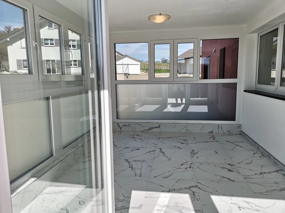 Magnifique appartement de 4,5 pièces avec terrasse et véranda, jardin 200m2 en option