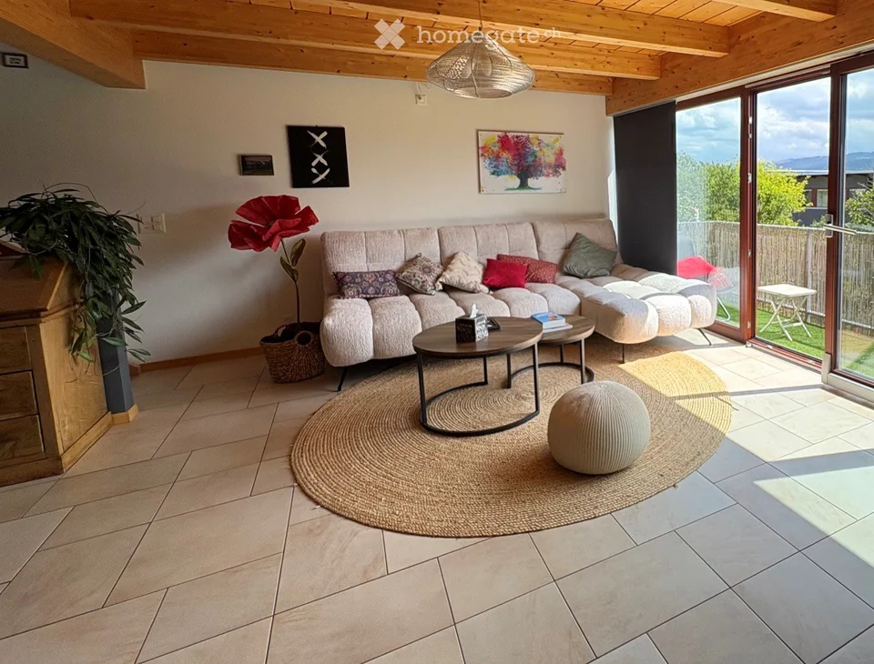 Villa a schiera dell'architetto (Georges-Jacques Haefeli) con giardino e garage