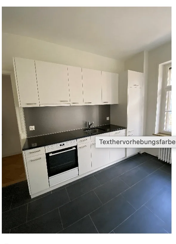Incantevole appartamento di 2 camere in un edificio storico con balcone a Basilea – Turnerstrasse 21