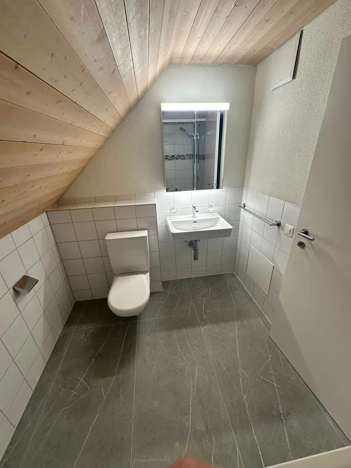 Renovated 3.5-room attic apartment - new kitchen
