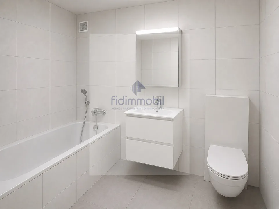 Apartment 3.5 rooms completely renovated with balcony