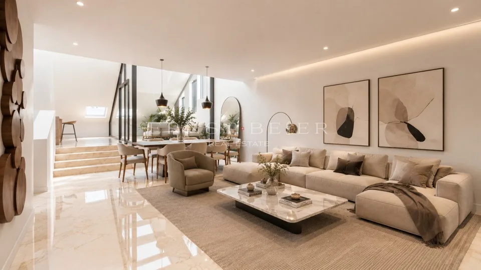 PROMOTION SUR PLANS - Magnifique duplex de standing 6 pièces avec l...