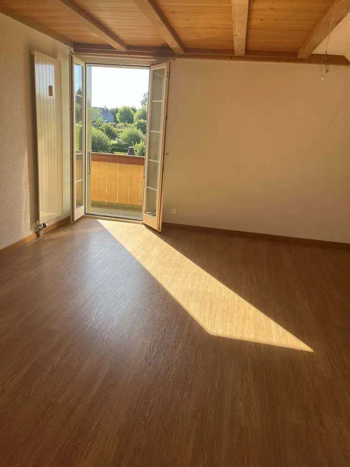Vivre avec une vue : Charmant appartement 5.5 pièces avec grand balcon
