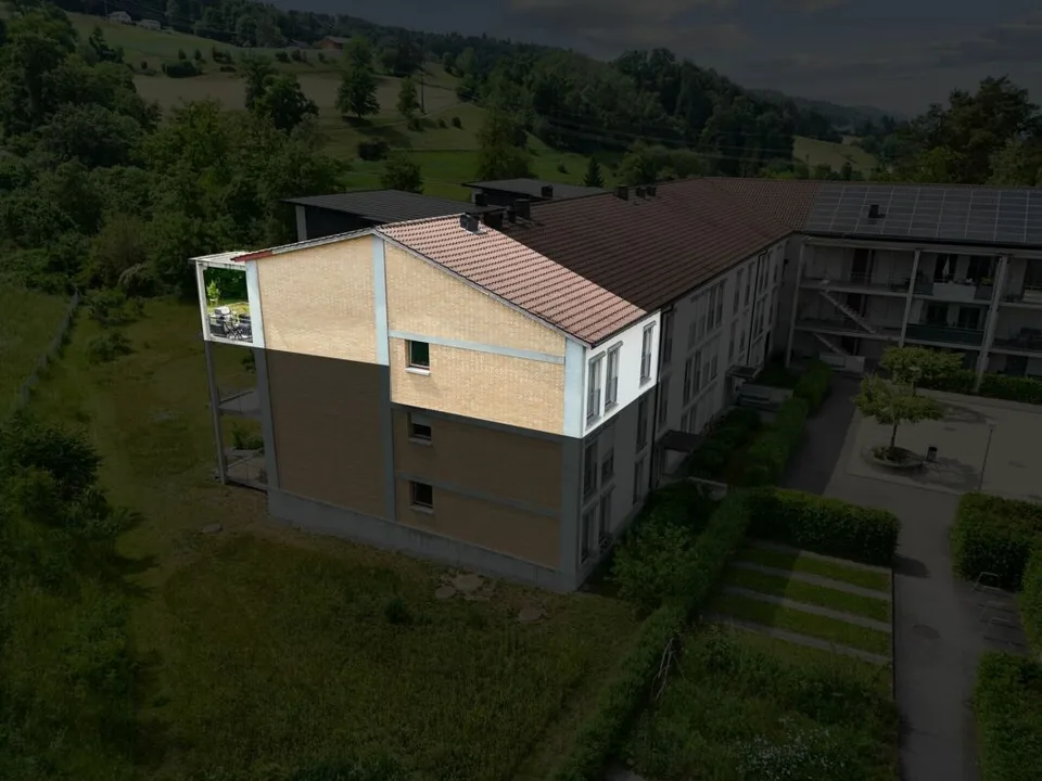 Habiter avec une vue panoramique - vue rêveuse sur le vert
