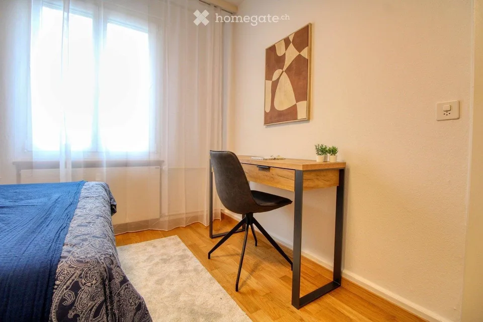 Schönes Studio-Apartment mit Möbeln im Zentrum von Lausanne