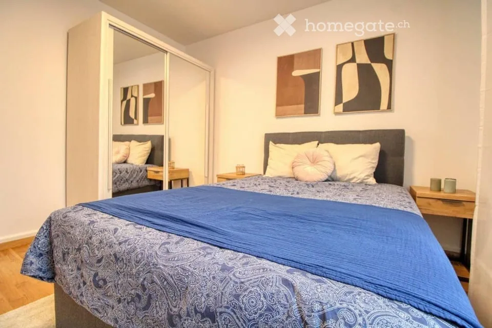 Schönes Studio-Apartment mit Möbeln im Zentrum von Lausanne