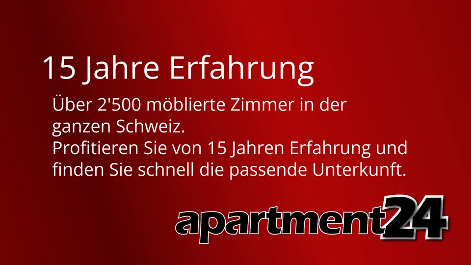 Möbliertes Zimmer - Heute einziehen