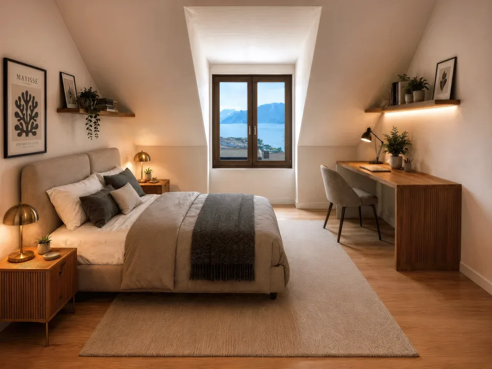 Apartment with exceptional lake view