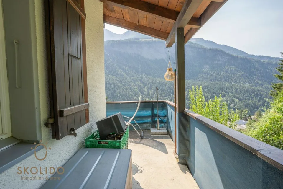 Idyllic chalet in the heart of the Swiss Alps with surrounding grounds