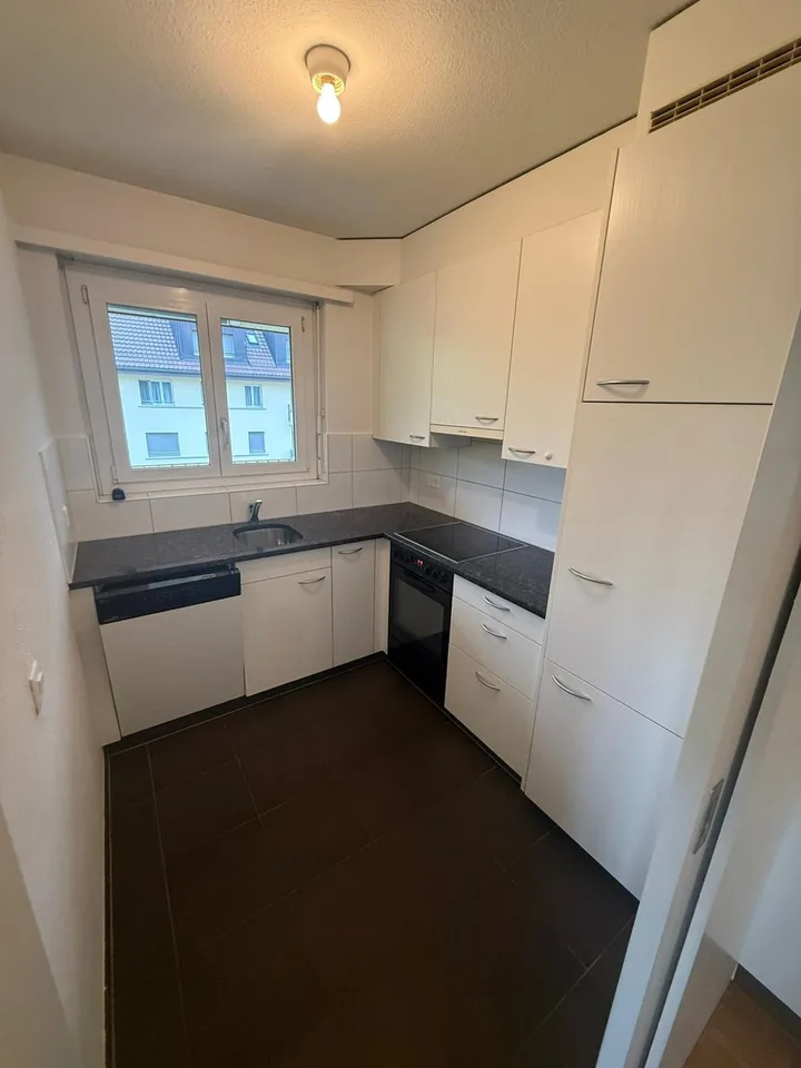 Bright 3.5-room apartment on the high ground floor for rent